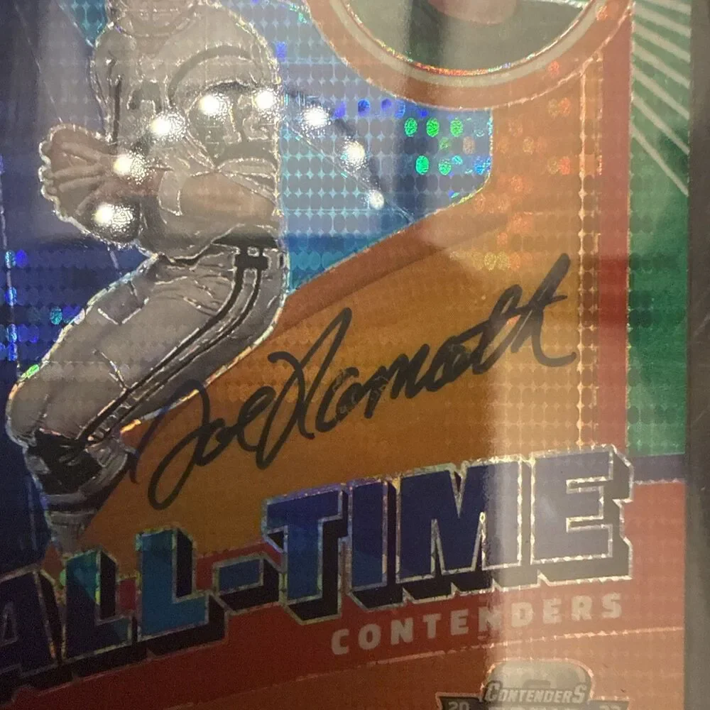 2023 CONTENDERS OPTIC JOE NAMATH ALL-TIME GREEN PULSAR AUTO /20 🔥🔥